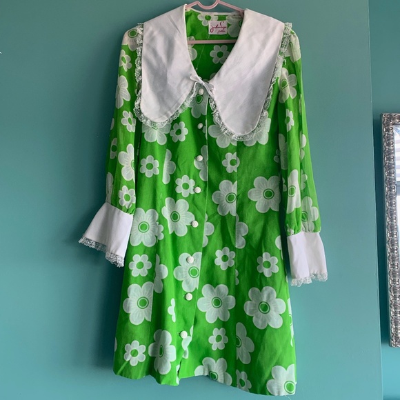 True Vintage 60s Mod Mini Dress - Picture 4 of 8